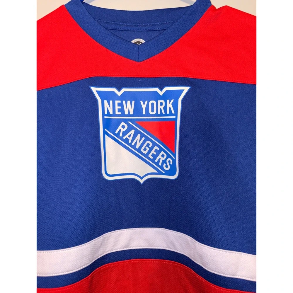NHL New York Rangers Toddler Jersey Top Blue Red White 4T